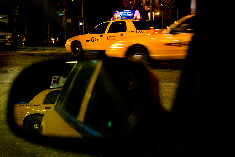 Yellow Cab City : Harlem Gas Station : NYC
