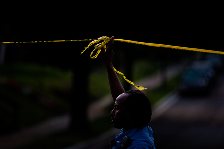 Yellow Ribbon - Crime Scene : Hawaii Avenue NW : DC