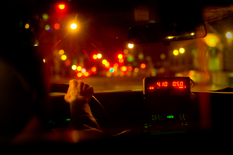 Taxi Home : Soho : NYC