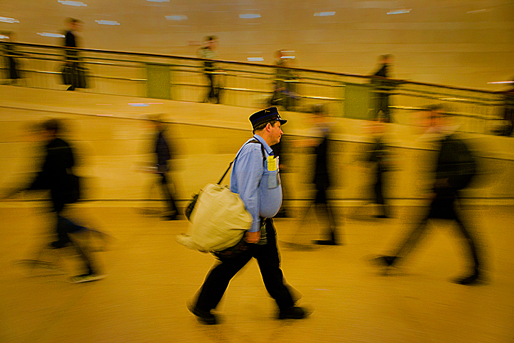 Busy Postman? : Grand Central Station : NYC