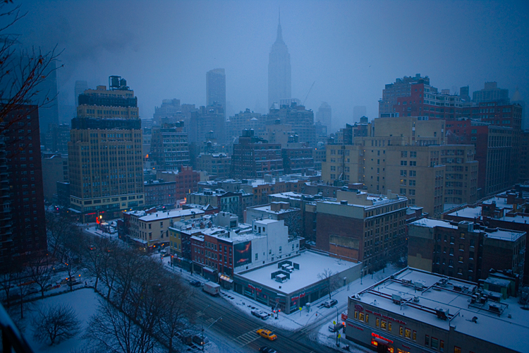 Empire State Snow : Midtown : NYC