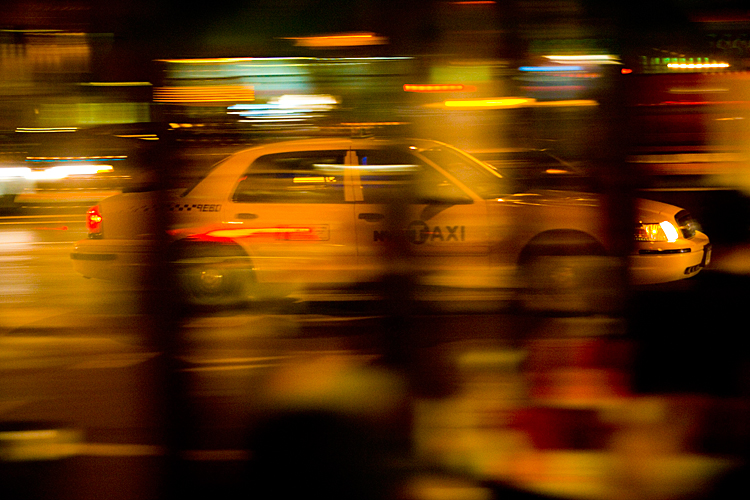 Yellow Cab on 23rd : 23rd and 9th : NYC