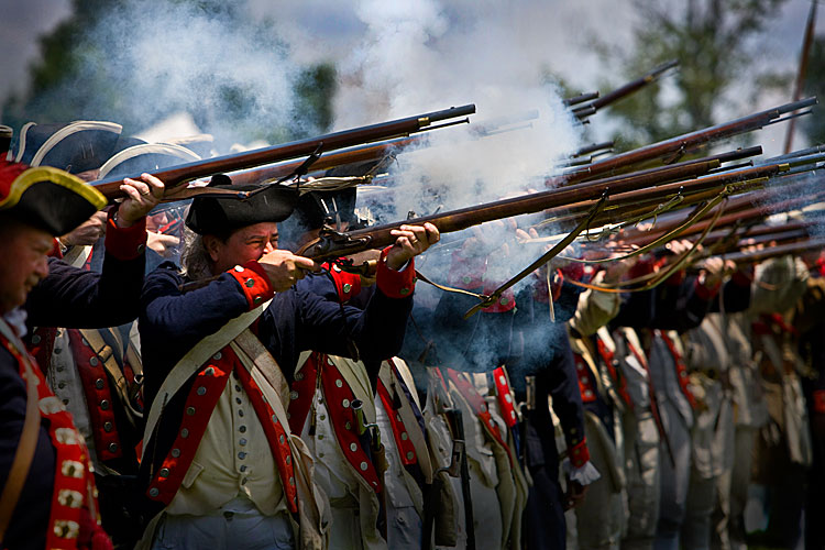 Revolutionary War Reenactment : Mount Vernon : Independence Day VA