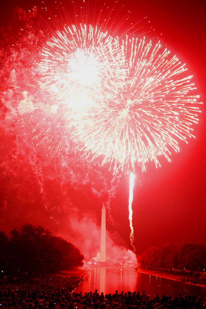 Five Million Hits on Jezblog : Firework Celebrations on The National Mall : DC