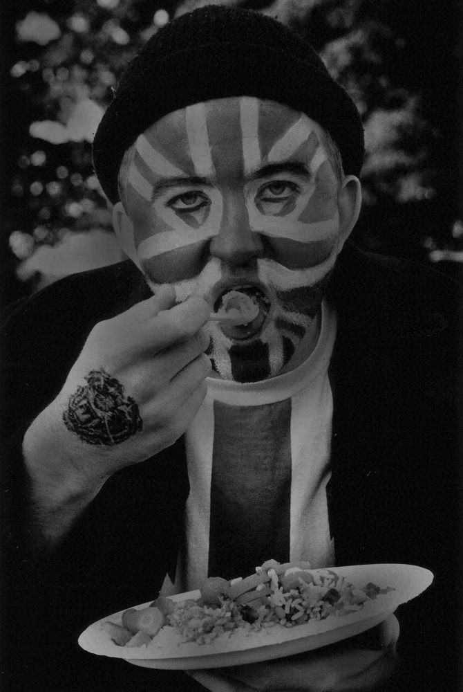Union Jack Face : Film Set : London