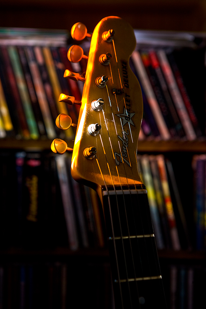 Melvyn's Guitar in the Light : Warwickshire : UK