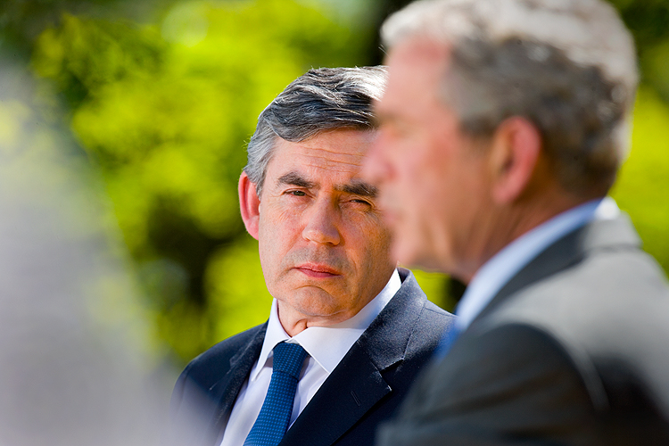 British Prime Minister Gordon Brown : White House DC : USA