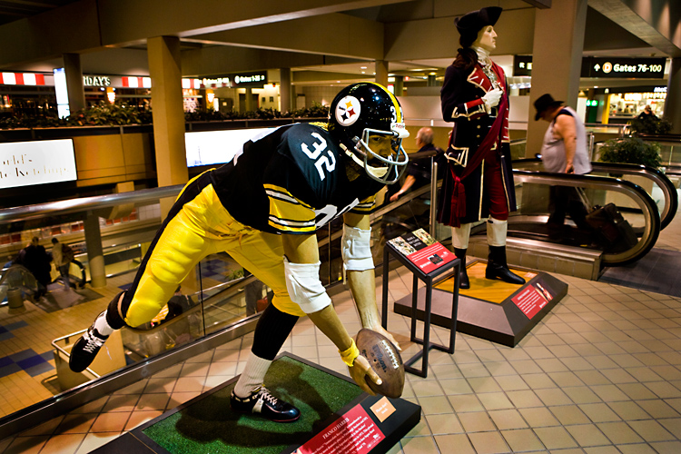 Immaculate Reception , Pittsburgh Airport , PA