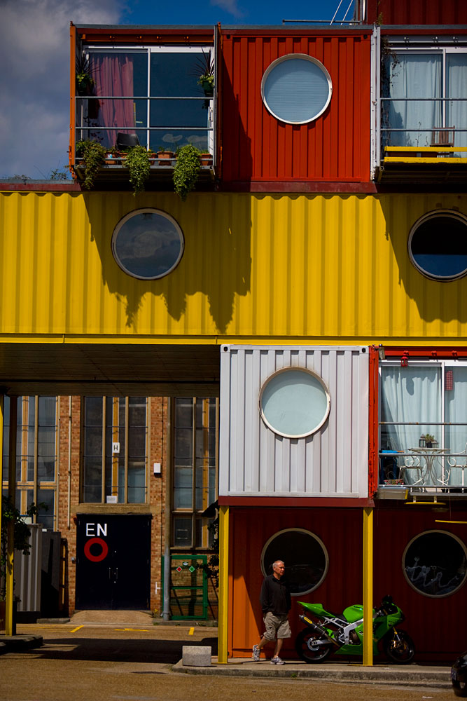 Container City : Trinity Buoy Wharf Docklands :  London