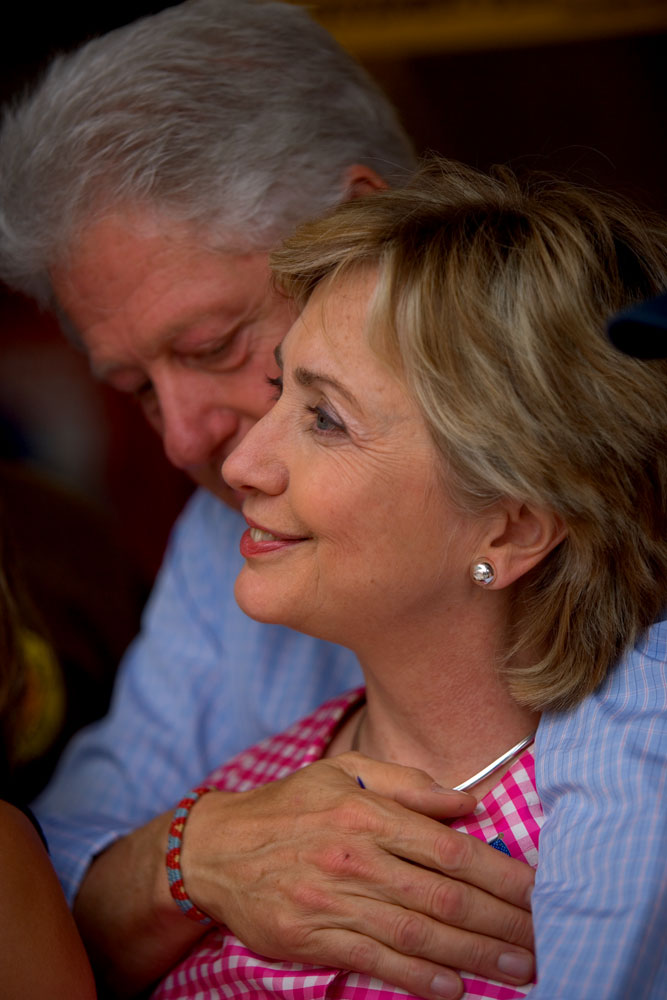 Hillary And Bill Clinton : State Fair : New York