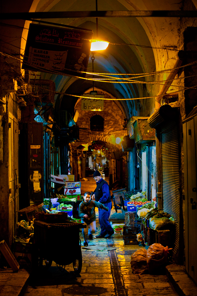 Market Christian Quarter : Old City of Jerusalem : Israel