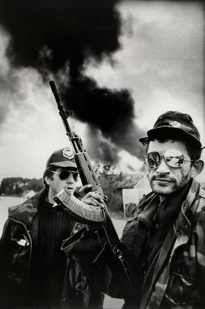 Serb Fighters : War Photography is Abuse Discuss : Bosnia