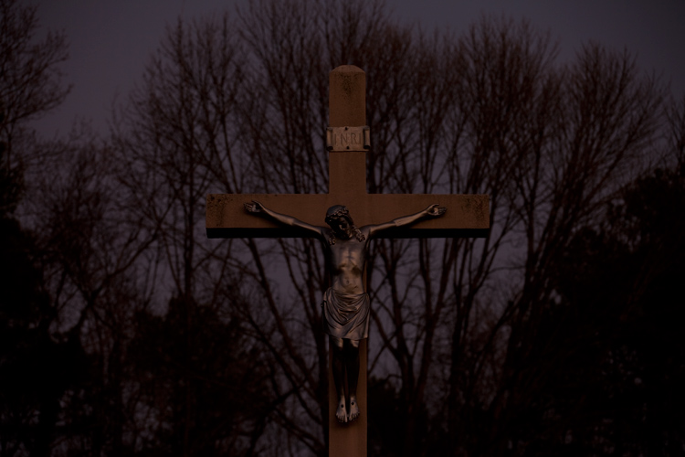 Crucifix : Belmont Abbey College : North Carolina