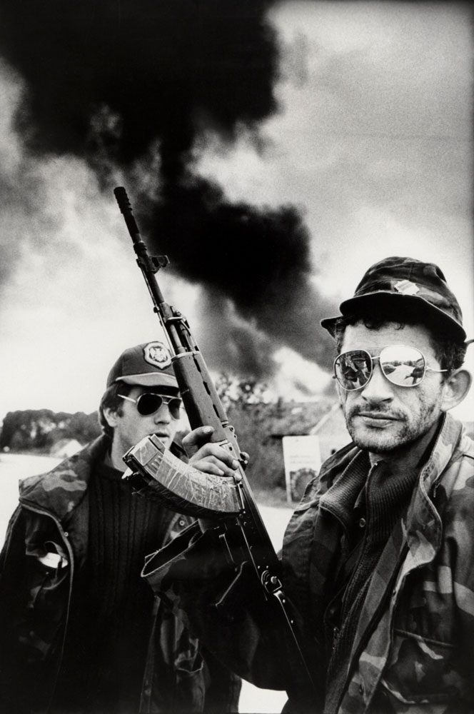 A Celebration of the Life Of Marie Colvin : Bosnian Serb Fighters during the Civil War : Bosnia