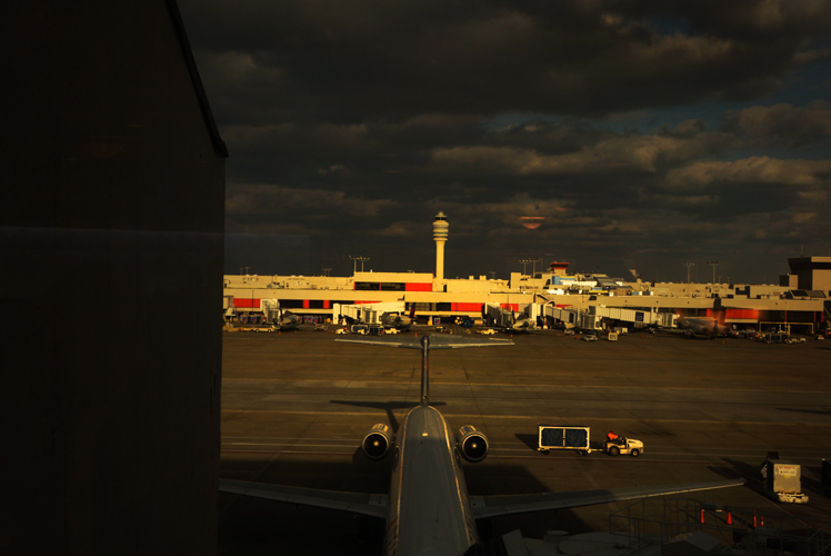Storms and Sun Light HJ Airport : Atlanta : GA