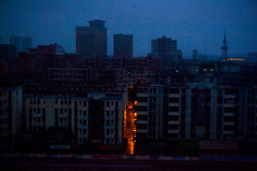 Gaungzhao Dawn : View from The New Century Tau Palace Hotel : China