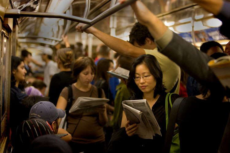 Subway Readers : C train : NYC