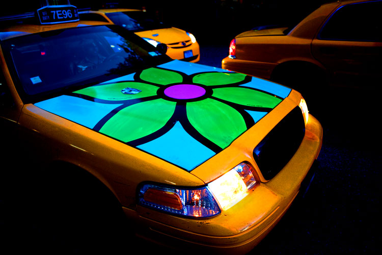 Flower Taxi #2 : 23rd St and 10th Av : NYC