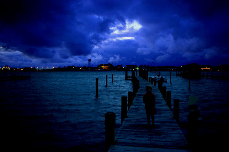 Storm Coming Silver Lake : Ocracoke North Carolina
