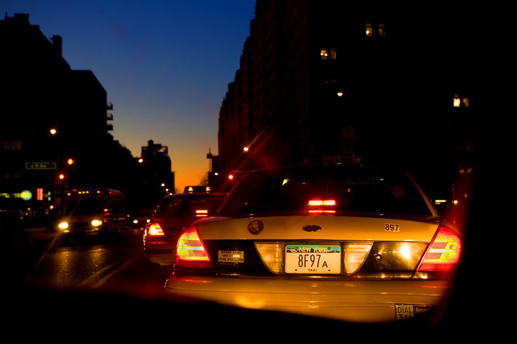 Sunset Taxis on 23rd St : 23rd and 9th : NYC