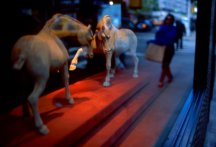 Stone Stallions and Shoppers :  Upper East Side  :  NYC