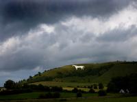 White Horse of Chalk : Wiltshire: England UK