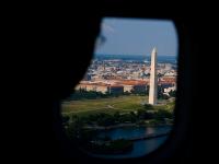 Washington Monument from the Air : DC : USA