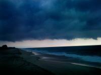 Hamptons Storm on iphone : South Hampton Beach : NY