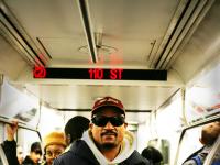 Blind Man on the Subway : 110th St - 2 line : NYC