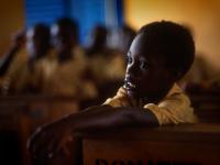 Boy in Village School : Encomfi Attackwa - Rain Forrest : Ghana - Africa