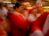 Crazed Blur Santas Pub Crawl : Santacon East Village : New York City