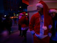 Love in the Time of Santa : Astor Place & Lafayette St : New York City