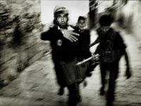 Arrested Crying Palestinian Boy : Jerusalem Old City : Israel