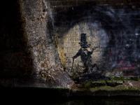 Banksy Rat : Regents Canal : London