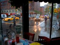 View from the Diner on the Corner of America #2 : Insight Diner / Chelsea Sq : 9th Av & 23rd St : NYC