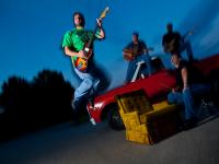 New Guitarist is Lowered into Position : Maize Weeper : Atlanta