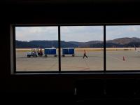 Looking Out on the Airport at the Edge of the World : Yeager Charleston : West Virginia