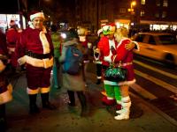 End of the Day SantaCon : West Village : New York City
