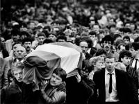 Republican Funeral The Troubles : Belfast : Northern Ireland UK