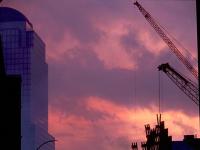 Empty Sky : Twin Towers Remains After the September 11th Attack : New York City