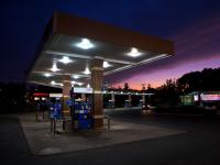 Gas Station On The edge of Charlotte : North Carolina