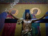 Muscled Jesus of Sao Paulo : Igreja da Consolacao : Brazil