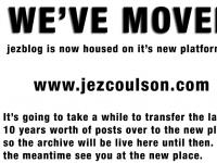 We've moved... jezcoulson.com