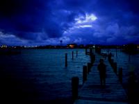 Storm Coming Silver Lake : Ocracoke North Carolina