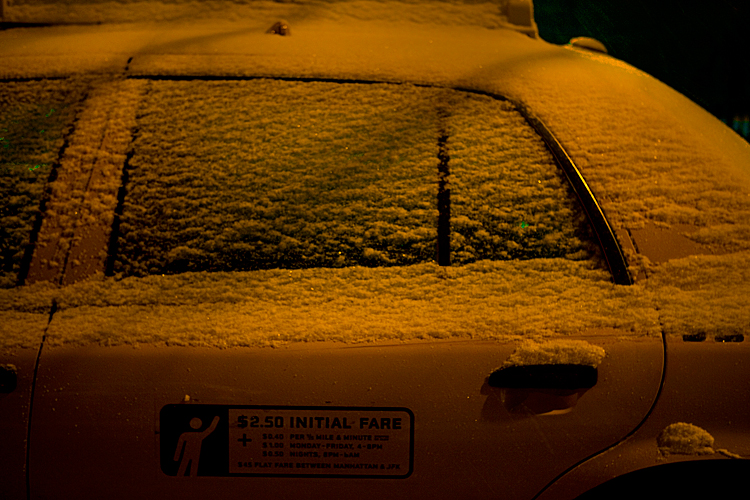 Hibernating Taxi : 24th St and 9th Av : NYC