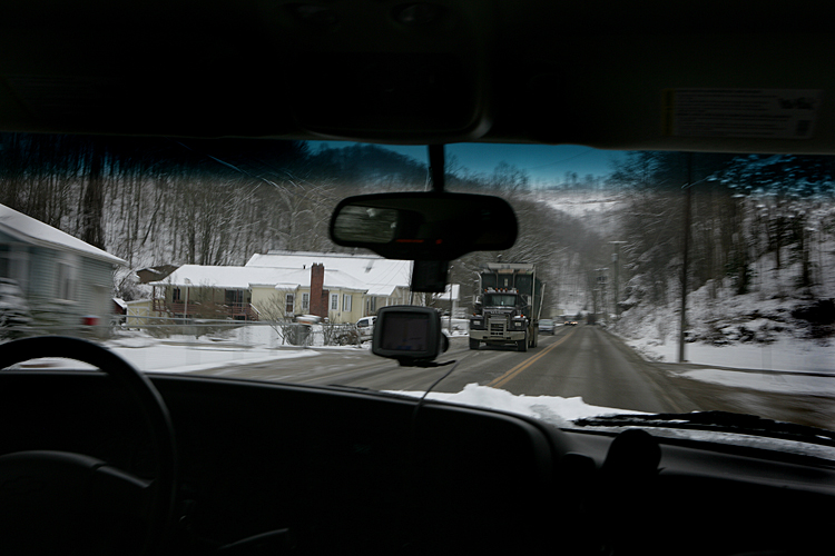 Truck in the Mountains : Charlston Area  : West Virginia