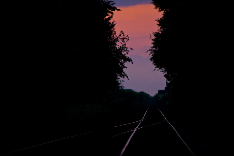 Wrong Side of the tracks : Trimley St Martin Suffolk : UK