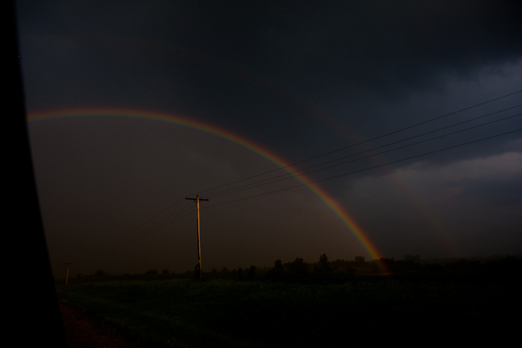 Storm Rainbow : Kansas : USA