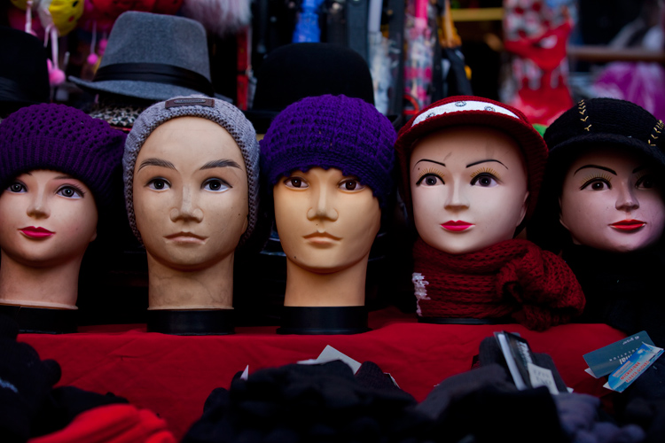 The Wooly Hat Heads : Elephant and Castle Market :London