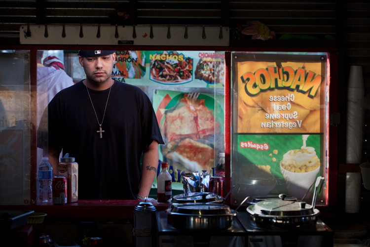 Waiting for Nachos : Rosalindas Mobile kitchen White Horse Flea Market : Greenville : South Carolina